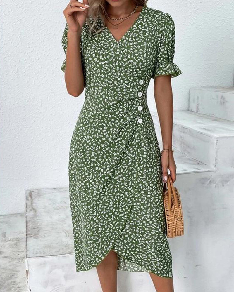 Walküre™ | Kleid mit weichen Blüten