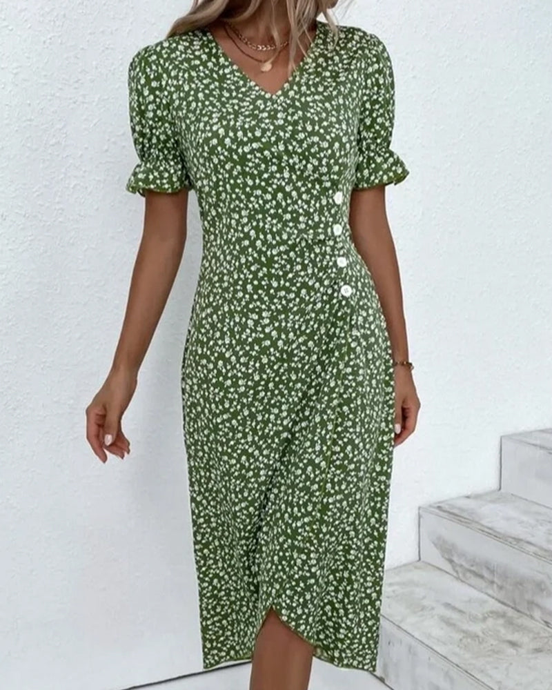 Walküre™ | Kleid mit weichen Blüten