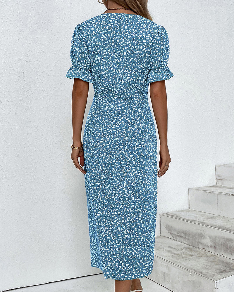 Walküre™ | Kleid mit weichen Blüten