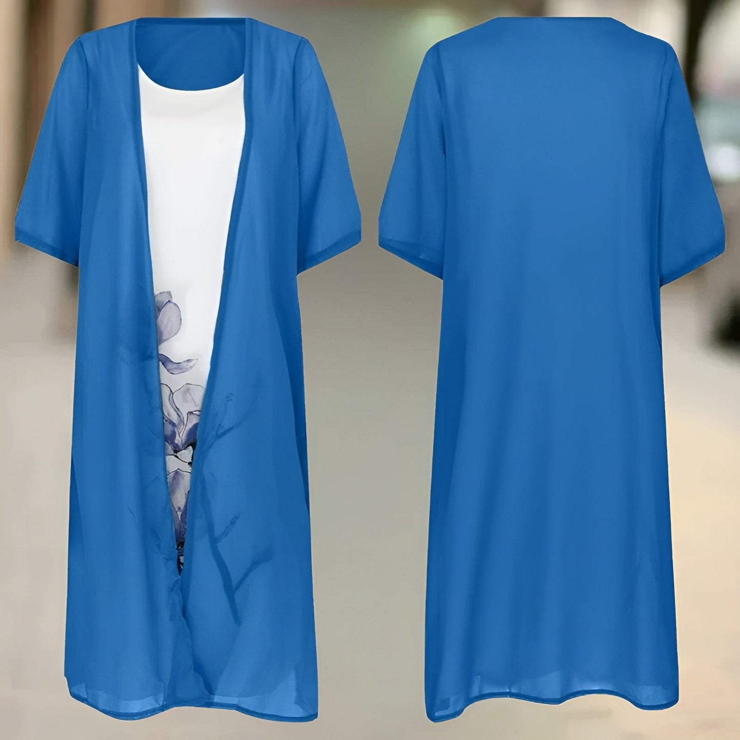 Nova™ | Elegantes Kleid- und Strickjacken-Set