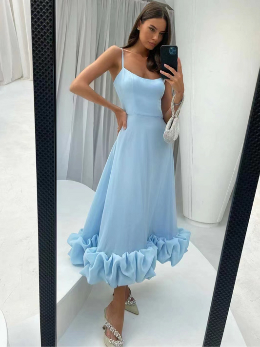 Violett™ | Elegantes Rüschenkleid