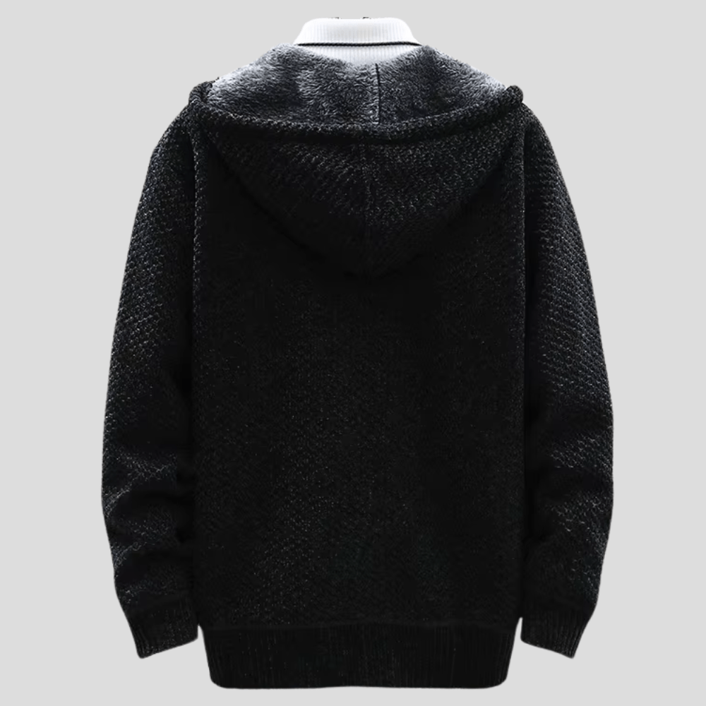 Alaric™ | Heritage Strick-Kapuzenpullover mit Reißverschluss