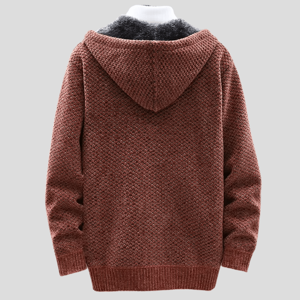Alaric™ | Heritage Strick-Kapuzenpullover mit Reißverschluss