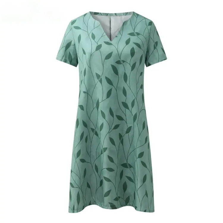 Liora™ | Soft-Fit gemustertes Midikleid