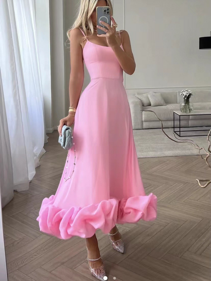 Violett™ | Elegantes Rüschenkleid