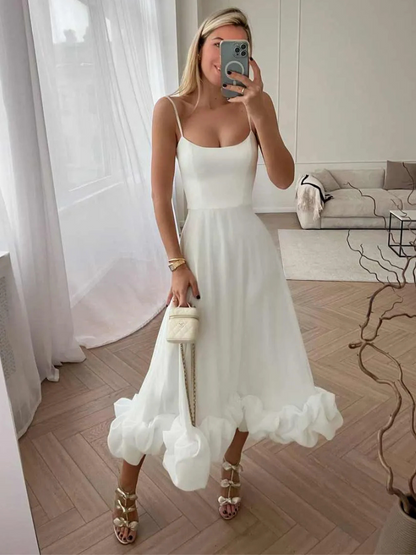 Violett™ | Elegantes Rüschenkleid