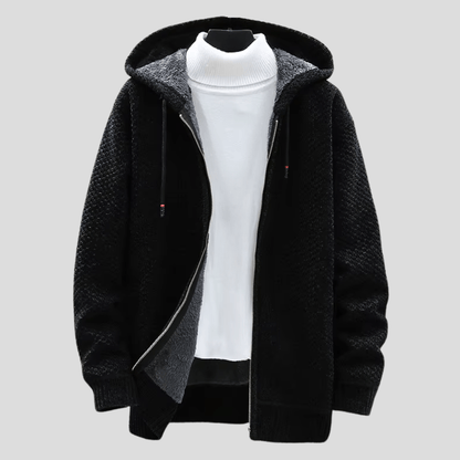 Alaric™ | Heritage Strick-Kapuzenpullover mit Reißverschluss