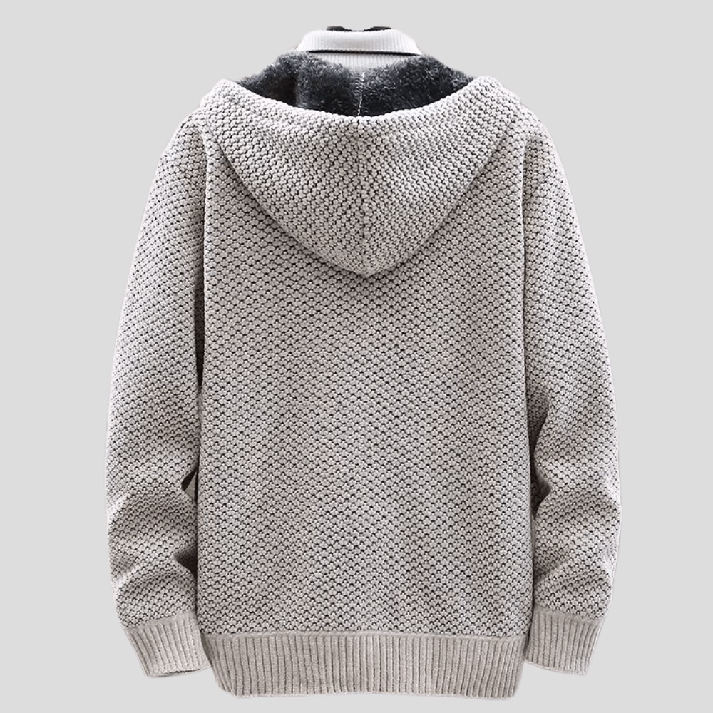 Alaric™ | Heritage Strick-Kapuzenpullover mit Reißverschluss