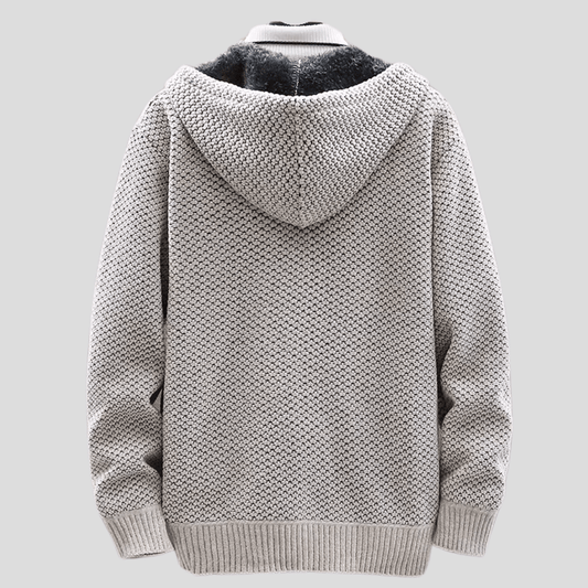 Alaric™ | Heritage Strick-Kapuzenpullover mit Reißverschluss