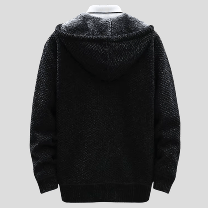 Alaric™ | Heritage Strick-Kapuzenpullover mit Reißverschluss