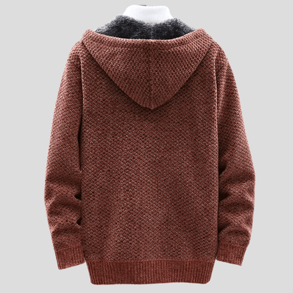 Alaric™ | Heritage Strick-Kapuzenpullover mit Reißverschluss