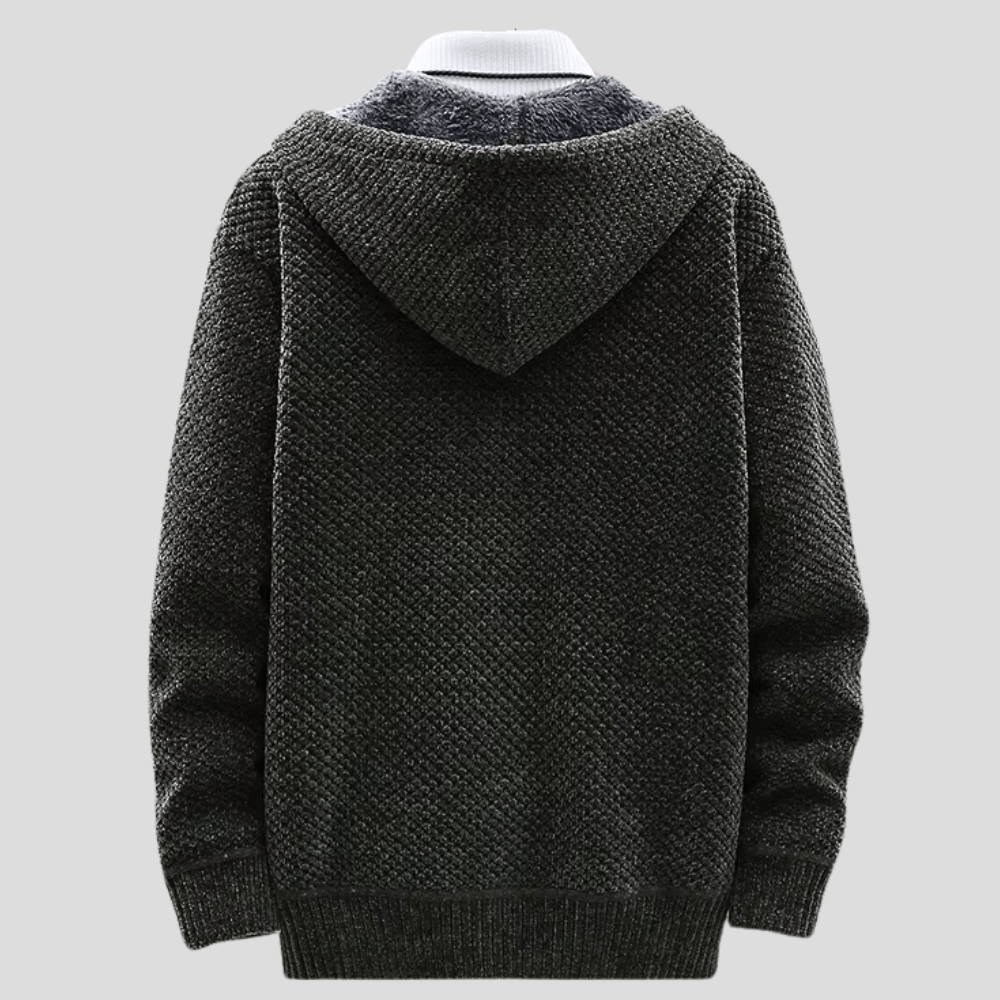 Alaric™ | Heritage Strick-Kapuzenpullover mit Reißverschluss