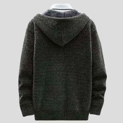 Alaric™ | Heritage Strick-Kapuzenpullover mit Reißverschluss