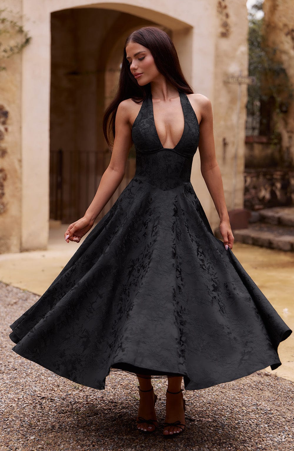 Dahlie™ | Romantisches Midikleid